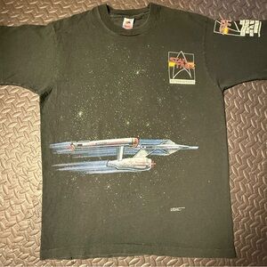 1991 Vintage Star Trek 25th Anniversary Smithsonian Museum Tee Size Large